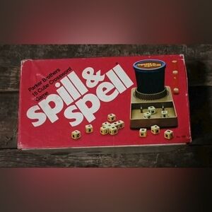 Vintage Spill & Spell Game